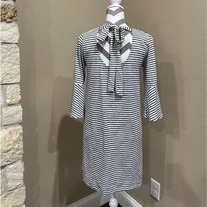 MINKPINK Women’s Striped Mini Dress with Back opening and tie, EUC!